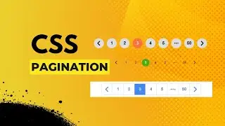 CSS for beginners | Simple Frontend Pagination | html css