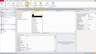 Databases with Microsoft Access 3 –Tables: Date Time Field Types & Custom Date Formats