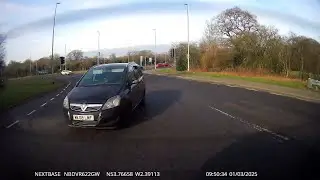Untaxed Vauxhall Red Light run ML08LMF 01-03-2025
