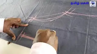 சுடிதார் டாப் வெட்டும் பயிற்சி  -எஸ்.கண்ணன், குடவாசல்.