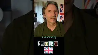 How to say SWORD in British English  #sword