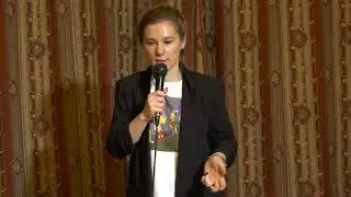 Заместитель Председателя Правления ИСП Галина Березина в ЦДЛ 26.10.2019.