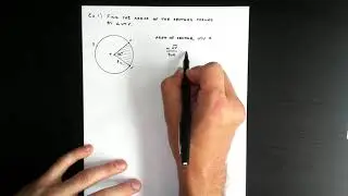 Finding the Area of a Sector - Geometry