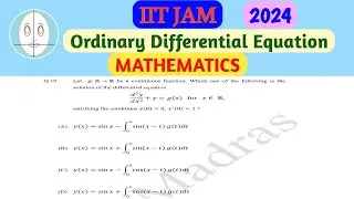 IIT JAM (2024) | Ordinary_Differential_Equation | Mathematics | Question-10 | Solution