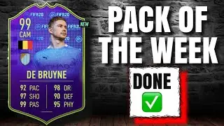 99 DE BRUYNE - PACK OF THE WEEK - PACYBITS 20 WEEKLY OBJECTIVES