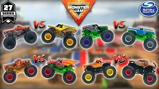 SPIN MASTER MONSTER JAM DOUBLE DOWN SHOWDOWN | SERIES 27 | 1:64 SCALE