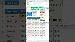 Sum Using 3D XLOOKUP with Multiple Criteria in Excel - Quick Tutorial