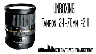UNBOXING// Tamron 24-70 f2,8