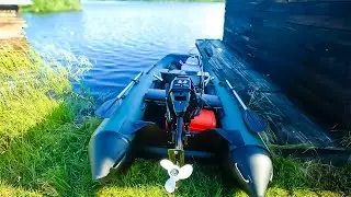 PVC boat Kitt Boats 330 NDND + Hangkai 6.0 + Hangkai 9.8