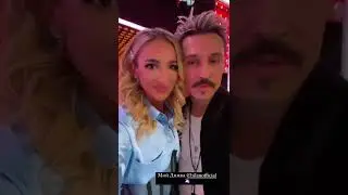 Оля Бузова и Дима Билан на съёмках