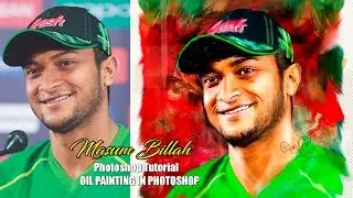 Oil Painting in Photoshop | Photoshop Tutorial 2017