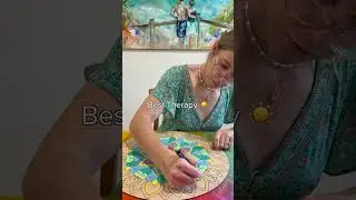 Calming Your Mind with Creative Outlets 🎨#painting #satisfyingvideo #mandala #arttherapy