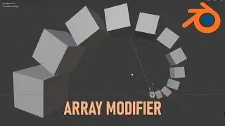 Blender Tutorial HOW TO MAKE WITH ARRAY MODIFIER