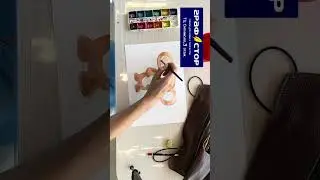 Мастер-класс по рисованию #Чебурашки акварелью
