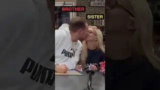 Brother & Sister KISSING inside my Store! 