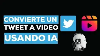 🤖 FLIKI.AI Como convertir un tweet a video usando INTELIGENCIA ARTIFICIAL