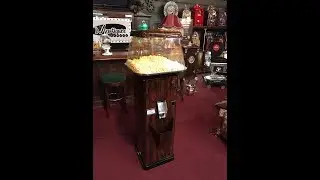 1950's MILLS Popcorn Vending Machine with custom Woodgrain Paint Job SOLD FOR $4,495