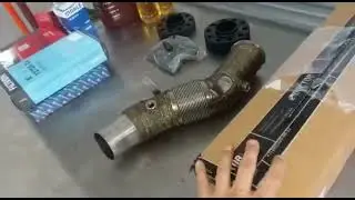 BMW E70 E71 N55 Downpipe Отзыв клиента