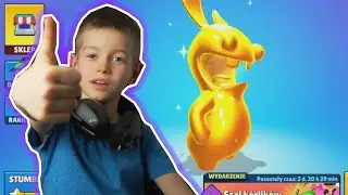 Złoty Skin i przepychaczki - Stumble Guys