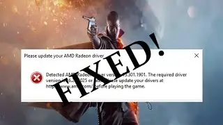 Battlefield 1 Issues with AMD Drivers 16.20.1025 Fixed