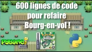 J'ai recréé le premier village de Pokémon Emeraude avec Pygame