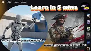 Unreal Engine 5 Tutorial Hindi/Urdu | Install UE5 + Epic Games Launcher (2026)