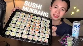 SUSHI PLATTER MUKBANG | EATING SHOW