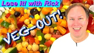Veg Out! Quick & Easy Veggie Mix for Weight Loss!🍅🫑🥑🥕 Eat your Vegetables the Easy Way!