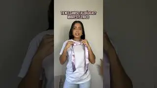 Truco con una camiseta basica