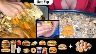 I make an omelet with all popular Mc Donald's items, the result is delicious...