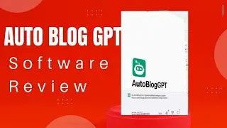 How to Auto Blog Gpt software review World's First Chat gpt Powered App Review