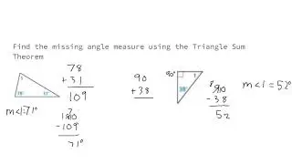 Triangle Sum Theorem