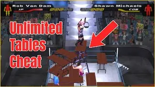 Unlimited Tables Cheat & Trick | WWE SmackDown! Here Comes The Pain
