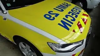 Départ en intervention du Nouveau VLM Audi A6 SMUR Brest SAMU 29 HD