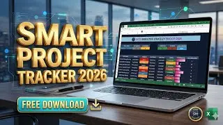 Smart Project Tracker 2026 | Fully Automated Excel Dashboard | FREE Download! 🚀