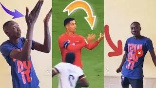 Good Cristiano,You've learned quickly my move,Bravo Cristiano | Reaction Khaby Lame Tik Tok