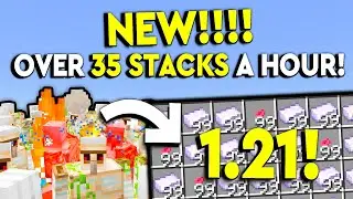 BEST INFINITE IRON FARM 1.21 Minecraft Bedrock MCPE/Xbox/PS4/Nintendo Switch/Windows 10
