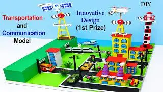 transportation and communication model for science project exhibition | future smart  | howtofunda