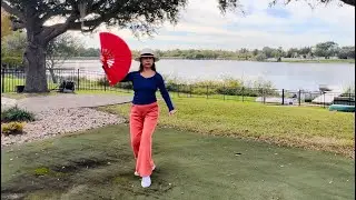 Tai Chi fan. Practice makes it better #taichi #taichifan #fitness #movingmeditations #health #over50