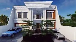 Tutorial Rendering Archicad To Lumion 6 Rumah Classic Ukuran 15 x 25 Meter