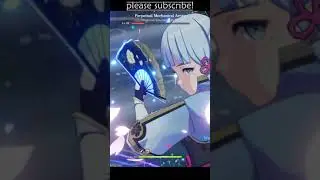 [Genshin Impact] Kamissato Ayaka Elemental Burst - Perpetual Mechanical Array 