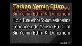 Tarkan Yemin Ettim  karaoke