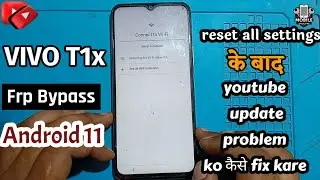 Vivo T1X Frp Bypass Android 11 | Vivo (v2143) Google account bypass without PC