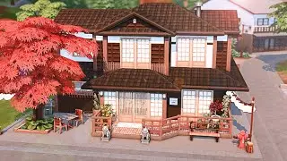 JAPANESE GRANDPARENTS HOME ⛩️ Rebuild Mt. Komorebi || The Sims 4 Speed Build