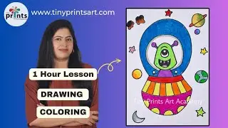 Cute Alien Drawing , easy alien drawing tutorial