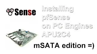 How to install pfSense to PC Engines via mSATA