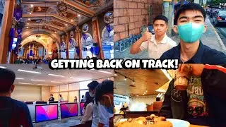 GETTING BACK ON TRACK! 🌿 (uni tour, visita iglesia, concert, coffee) | CUZ BAUTISTA
