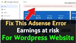 You need to fix some ads.txt file issues to avoid severe impact to your revenue