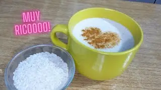 Así preparo el atole de arroz con leche