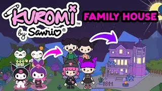 Kuromi BIG Family HOUSE Sister Romina SANRIO Purple PINK Cute not FREE TOCA BOCA WORLD Home Ideas 🩷💜